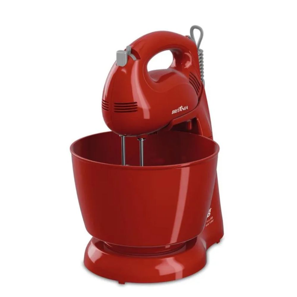 Batedeira Pérola 550 Turbo 500W Vermelha 220V - Britânia