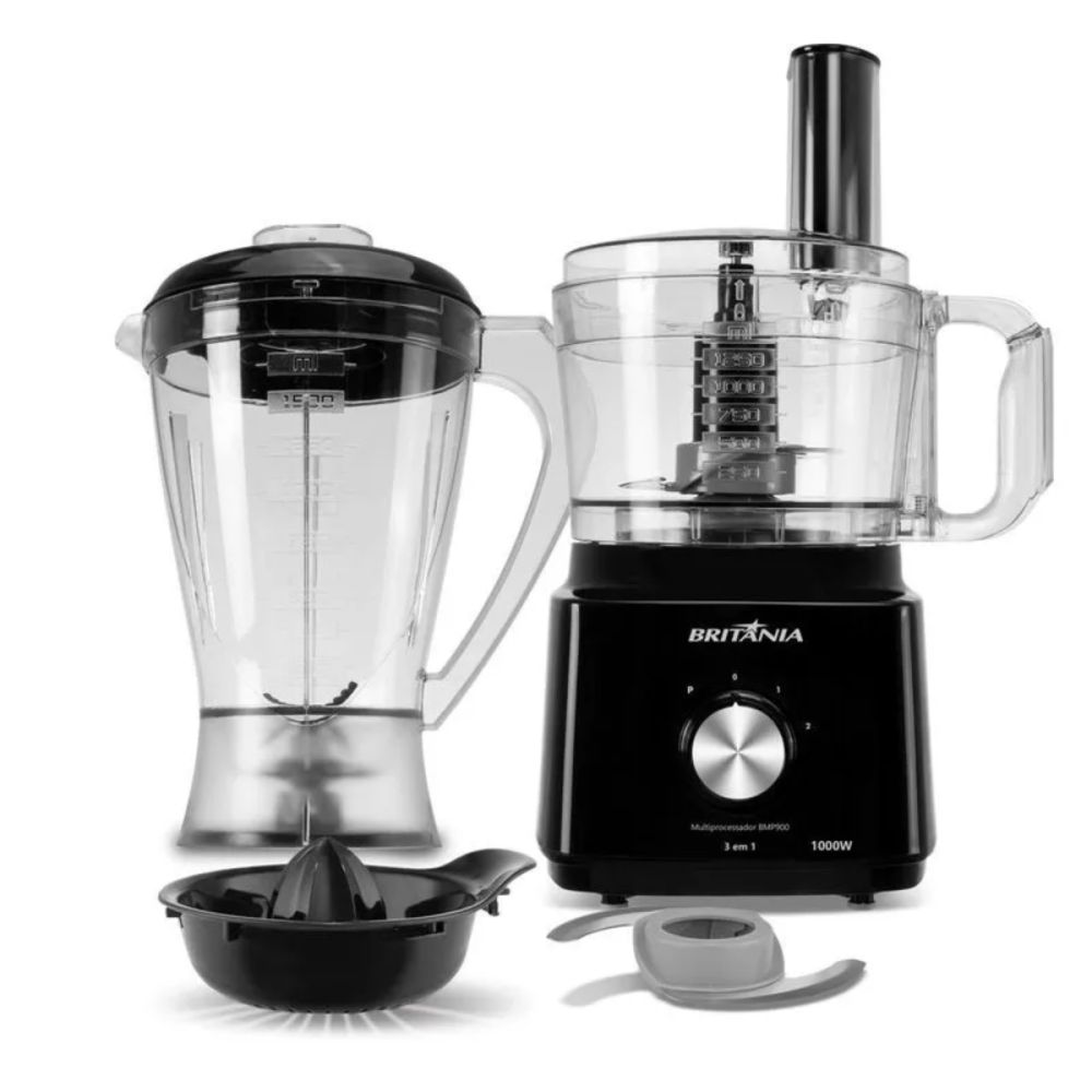 Multiprocessador 1000W 3 em 1 BMP900C-Britânia