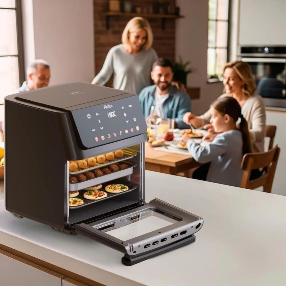 Fritadeira Elétrica Air Fryer Oven PAF11B Preto 220V–Philco