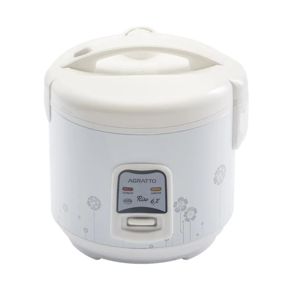 Panela De Arroz Elétrica Riso 6X Branca PA6X - Agratto
