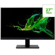 Monitor V277 27" Full HD LED IPS HDMI/VGA Preto - Acer