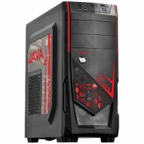 Gabinete Mid-Tower Gamer Cooler Fan 120mm sem Fonte PCYes Java Red