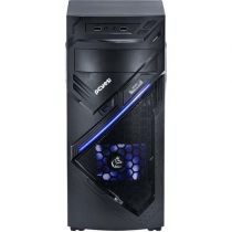 Gabinete PcYes Mid Tower Chacal Azul com 1 FAN LED Frontal Lateral em Acrílico CHACALPTOAZ2FCA