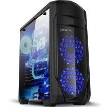 Gabinete Gamer Multilaser Warrior, USB 2.0, 3 Baias Internas, Lateral Acrílico, Preto - GA155