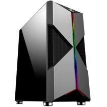 Gabinete Gamer Mid Tower Holt RGB 70571 - Fortrek