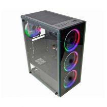 Gabinete Gamer Al10 Painel Vidro C/3fan 120x120mm - K-Mex