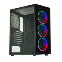 Gabinete CG-30C5 Painel de Vidro e Cooler Incluso - K-Mex