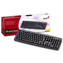 Teclado com Fio PS2 Slender KB-06XE Preto - Genius