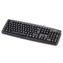 Teclado com Fio Slender Mod.KB-06XE PS/2 USB Preto - Genius