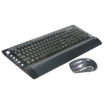 Teclado + Mouse sem Fio Elegance Mod.0911 Goldship - Leadership