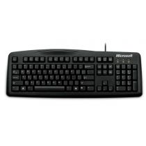 Teclado Multimídia Wired 200, Preto, USB, 6JH-00003 - Microsoft 