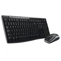 Teclado e Mouse sem Fio MK260 Preto - Logitech