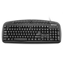 Teclado com Fio Super Multimídia USB TC081 Preto - Multilaser