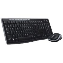 Kit Teclado e Mouse sem Fio MK270 Preto USB - Logitech