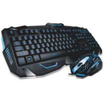 Kit Teclado + Mouse Gamer TC195 Lightning, ABNT2, Preto com LED - Multilaser