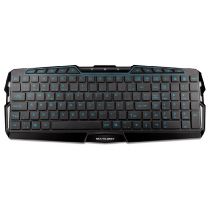 Teclado Multimidia Multilaser USB Preto Com Impressao Azul TC182 - Multilaser