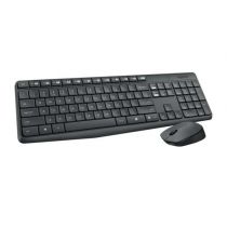 Kit Teclado e Mouse Sem Fio MK235 Cinza ABNT2 - Logitech