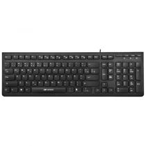 Teclado Multimídia KB-M60BK USB Preto ABNT2 - C3Tech 