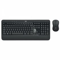 Kit Teclado e Mouse Sem Fio MK540 Cinza - Logitech 