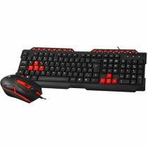 Kit Teclado + Mouse Gamer GK-20BK Preto USB - C3Tech 