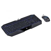 Kit Teclado e Mouse Gamer GK1100 Preto USB - HP 