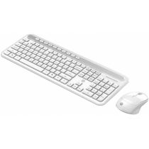 Kit Teclado e Mouse Wireless CS500 Branco - HP