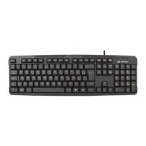 Teclado USB Padrão KB-13BK Preto com Fio - C3Tech