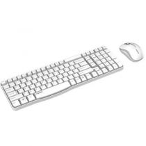 Kit Teclado e Mouse sem Fio RA002 Branco - Rapoo