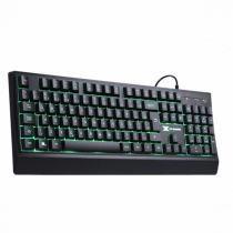 Teclado Gamer Vx Gaming Defender com LED 7 Cores USB - Vinik