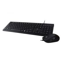 Kit Teclado e Mouse com fio Multimídia Preto - Multilaser