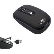 Mouse Óptico Retrátil Mod.376OU 3 Botões com Scroll Preto - Integris