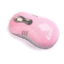 Mouse Mini Óptico Pink Baby USB 3447 - Leadership