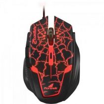 Mouse Gamer USB Spider 2 3200DPI Preto Om-705 - Fortrek