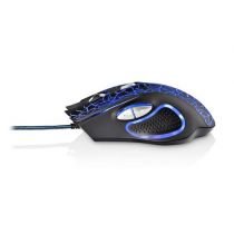 Mouse Gamer Multilaser 2400dpi, 6Botões, 4Cores LED MO250