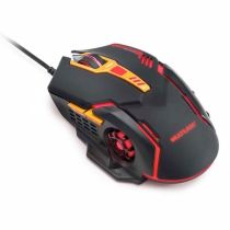 Mouse com Fio Gamer Preto e Laranja USB MO270 - Multilaser