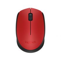 Mouse Óptico Sem Fio, M170, Preto/Vermelho, USB - Logitech 