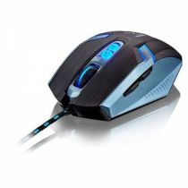 Mouse com Fio Gamer MO252, Warrior, Azul/Preto, 4000DPI - Multilaser