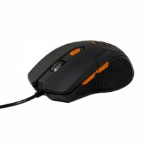 Mouse e Mouse Pad Speed Laranja Preto MO274 - Multilaser