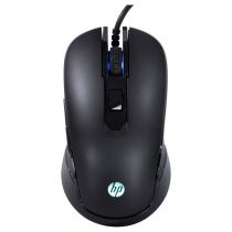 Mouse Gamer M200S Preto, 2400 DPI, 6 Botões, USB - HP