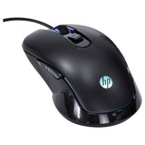 Mouse Gamer M200S Preto, 2400 DPI, 6 Botões, USB - HP