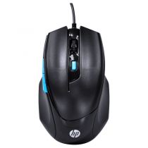 Mouse Gamer M150 Preto, 6 Botões, 1600 DPI, USB - HP 