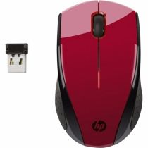 Mouse Wireless X3000 Preto/Vermelho - HP 