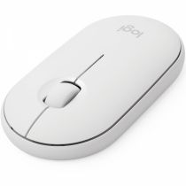 Mouse Óptico Sem Fio M350 Pebble 1000 DPI Branco - Logitech