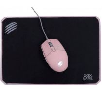 Kit Mouse Gamer e Mousepad MC-104 Rosa - Oex