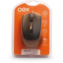 Mouse Óptico USB Preto MS100 - Oex