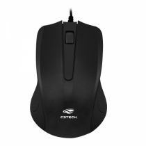 Mouse USB MS-20BK Preto 1000DPI - C3Tech