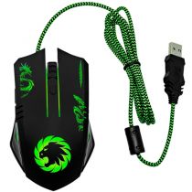 Mouse Gamer USB Preto LED MG386 3200DPI - Gamemax