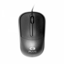 Mouse MS-35BK 1000DPI com Fio USB Preto - C3Tech