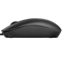 Mouse Óptico Com Fio Preto RA016 - Rapoo