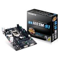 Mother Board Gigabyte 1150 com Som, vídeo e Rede Mod.GA-H81M-S1 - Gigabyte